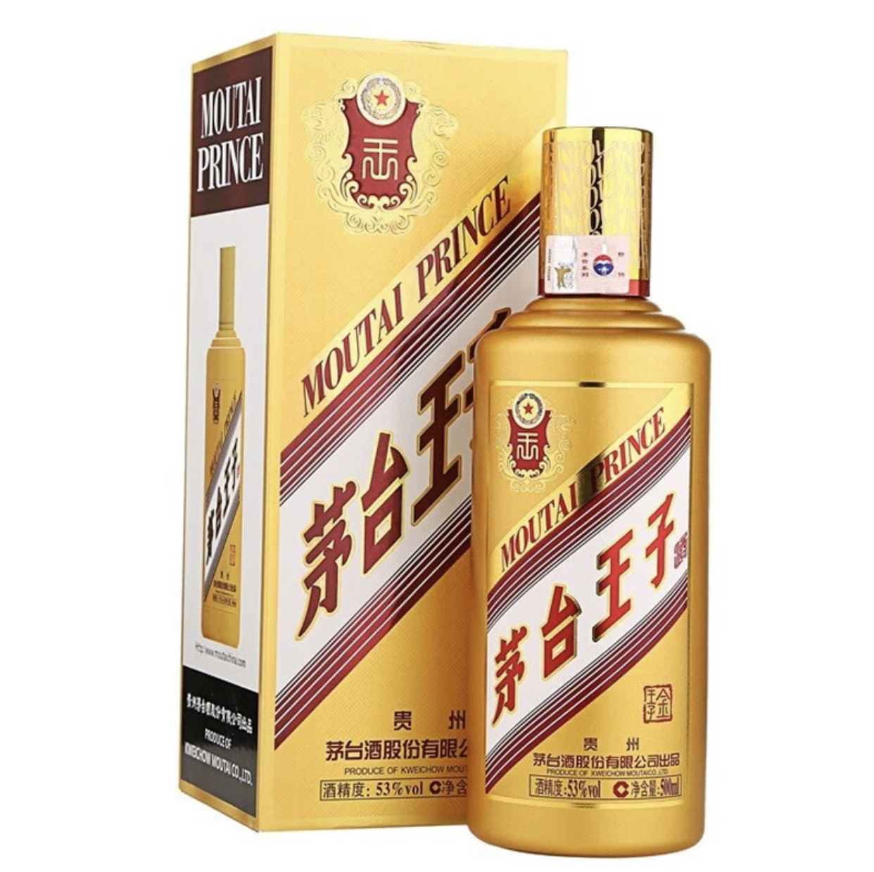 贵州茅台酒金色包装图片