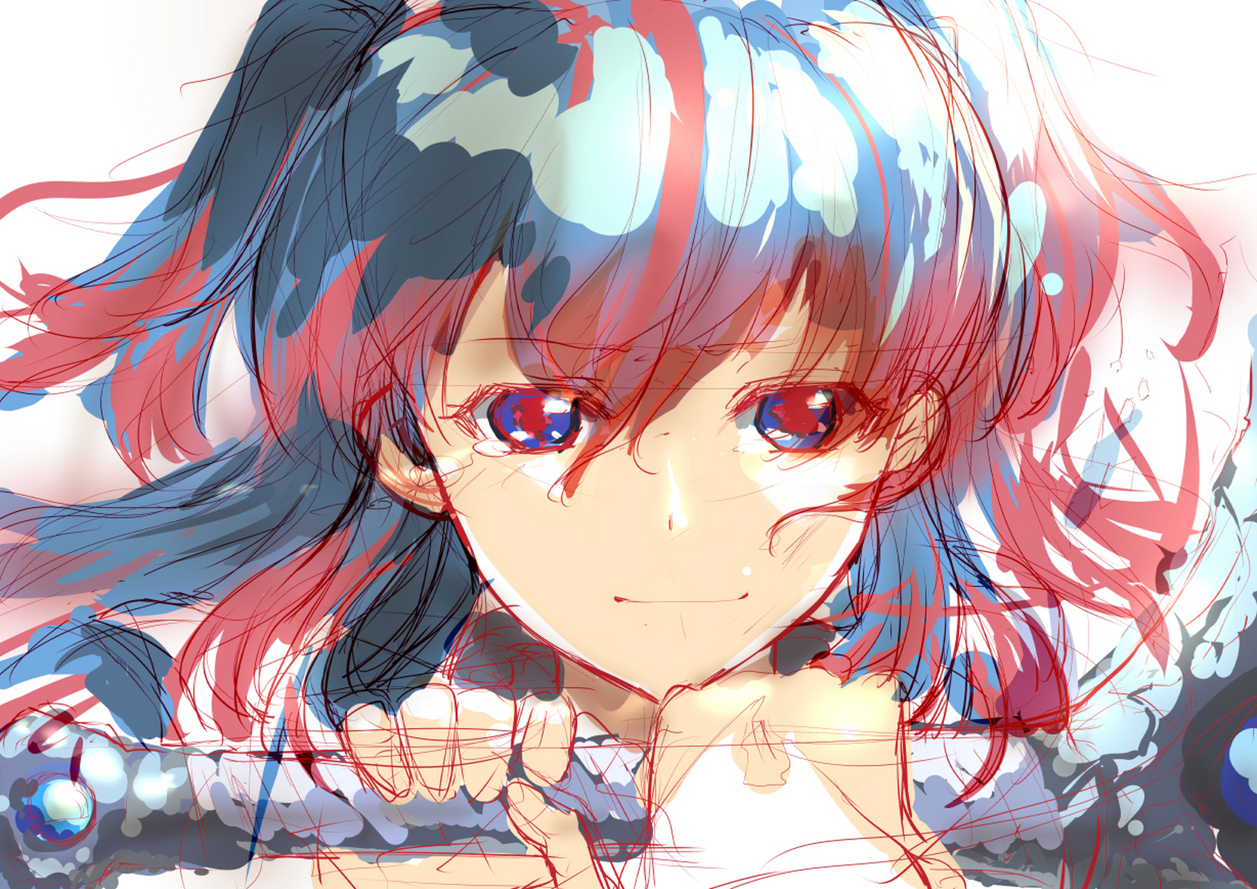 末日三问# 如果幸福有颜色,那一定是被终焉之红染尽的蓝色