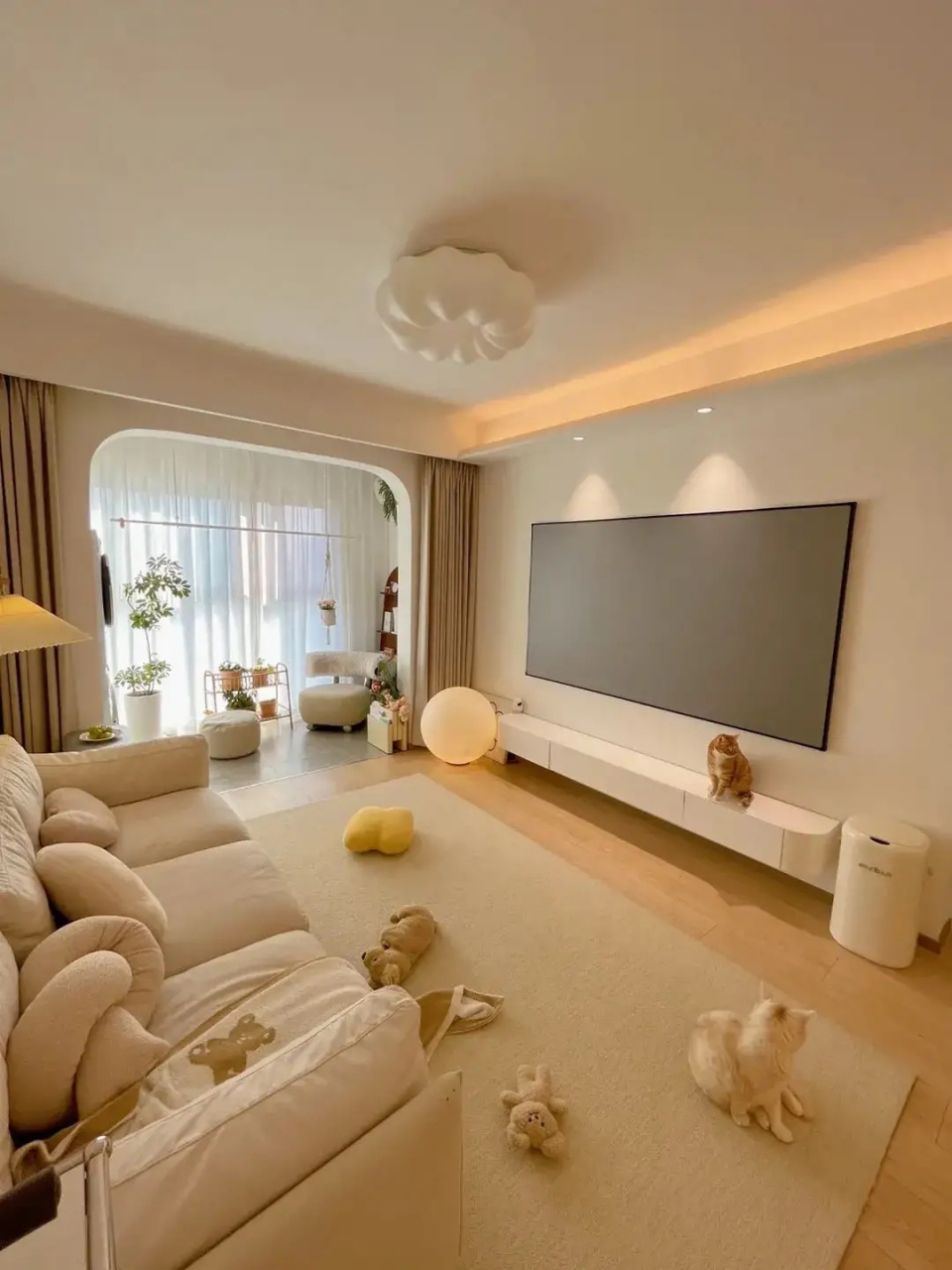 18款极简风客厅装修设计,喜欢收藏参考吧,总有一款喜欢的.