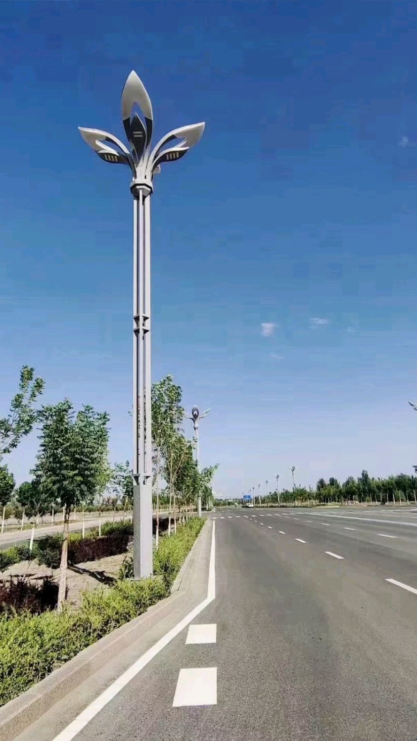 大型景观灯生产厂家拍摄现场安装实图