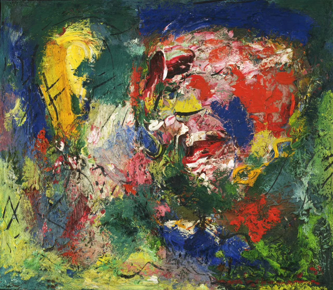 美国抽象表现主义艺术的先驱霍夫曼作品