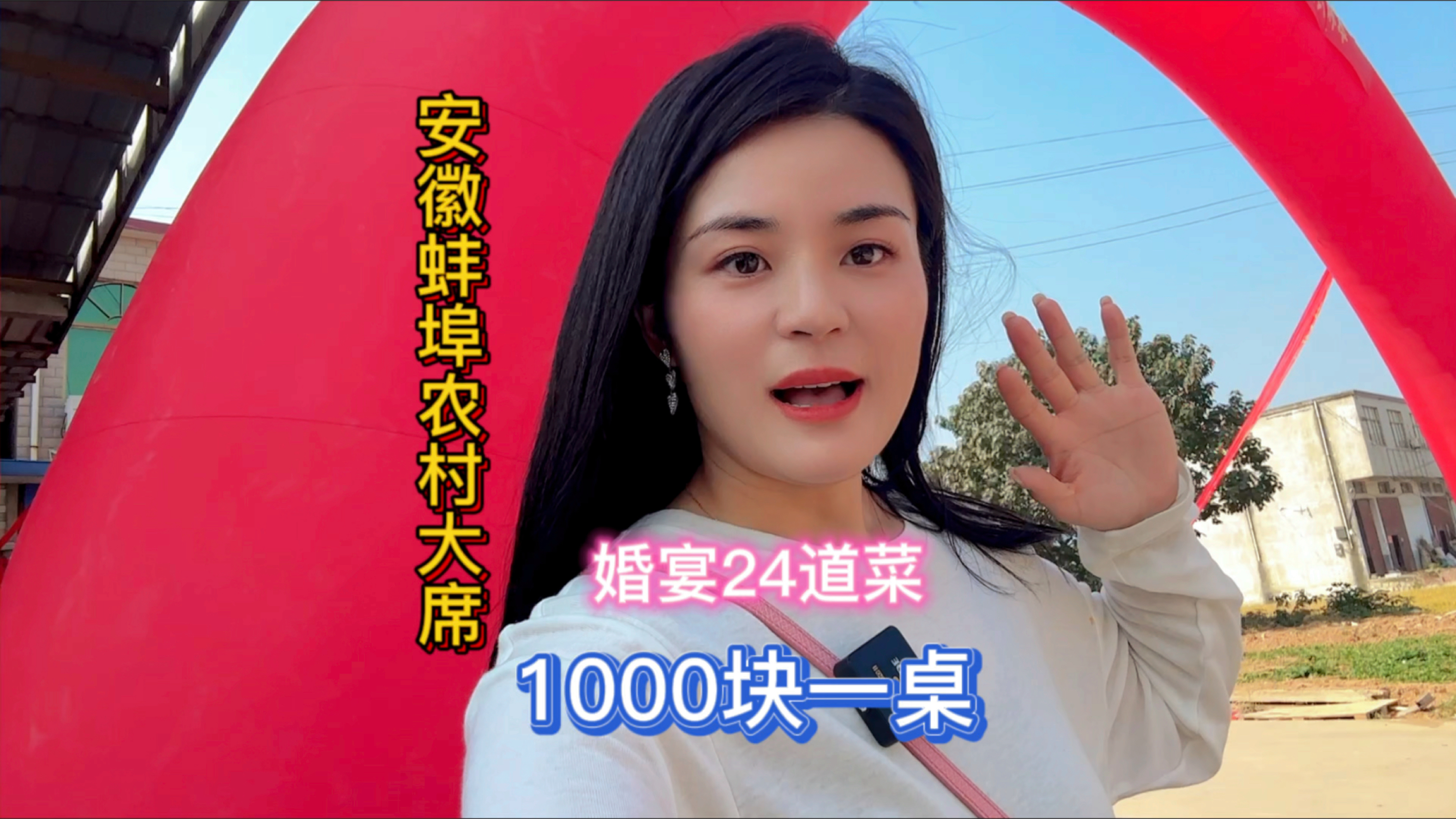 随200来安徽蚌埠怀远农村搂席～1000块一桌24道菜太丰盛了!