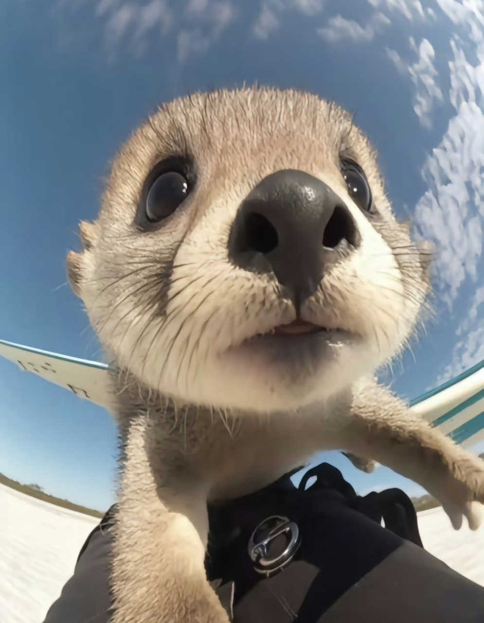 被深海毛茸茸的海獭萌翻了