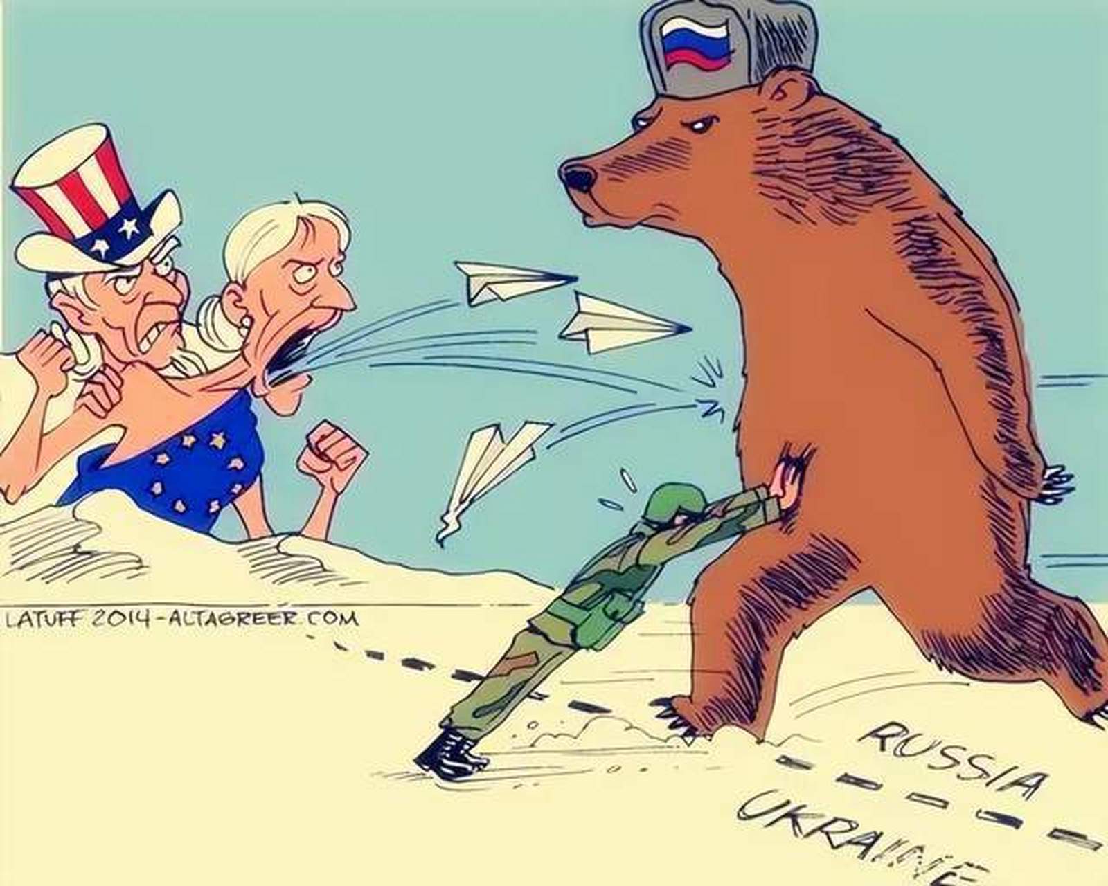 俄乌战争漫画图片图片