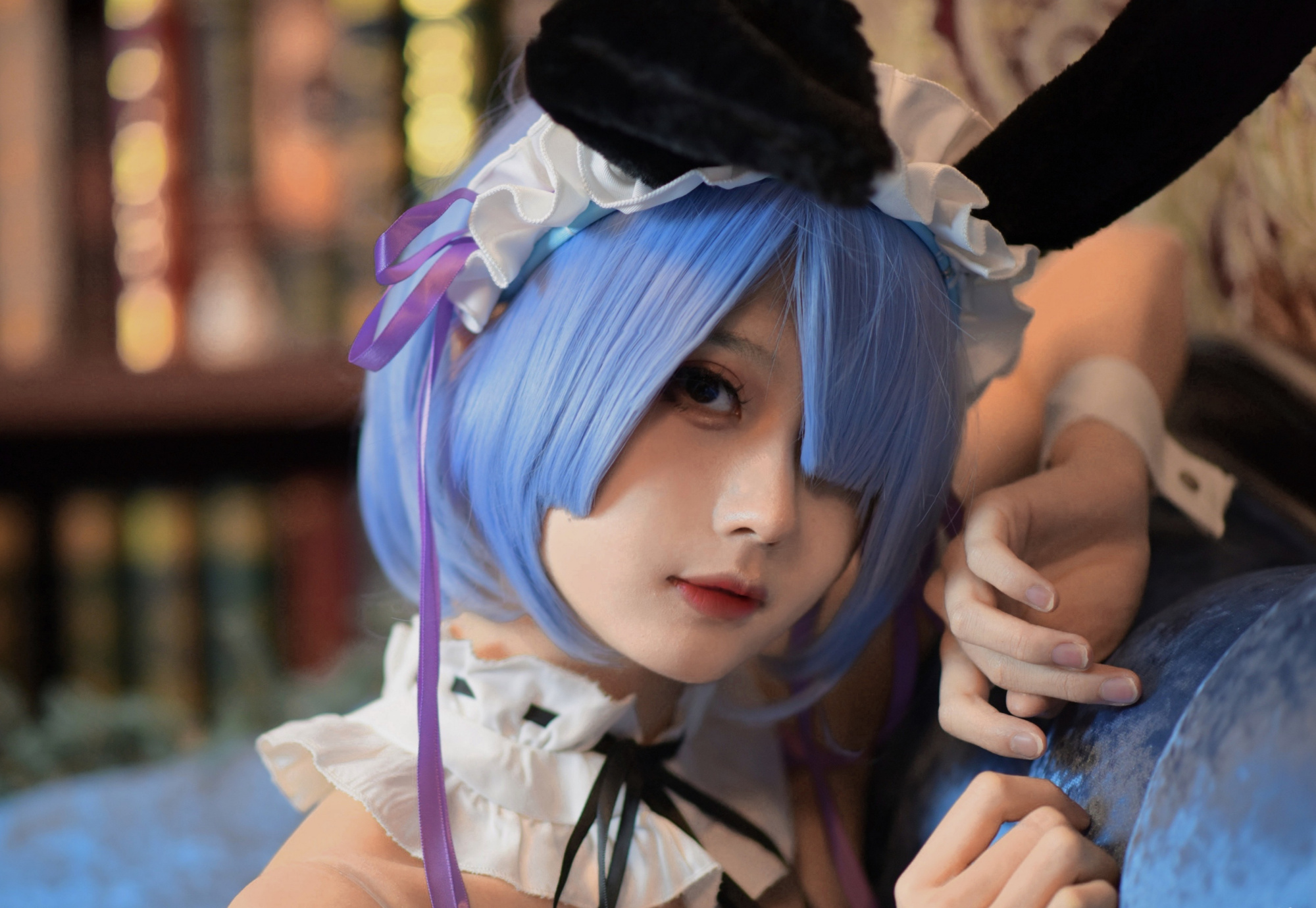 雷姆兔女郎cos,这吹弹可破的白皙皮肤,会不会太诱人了一点