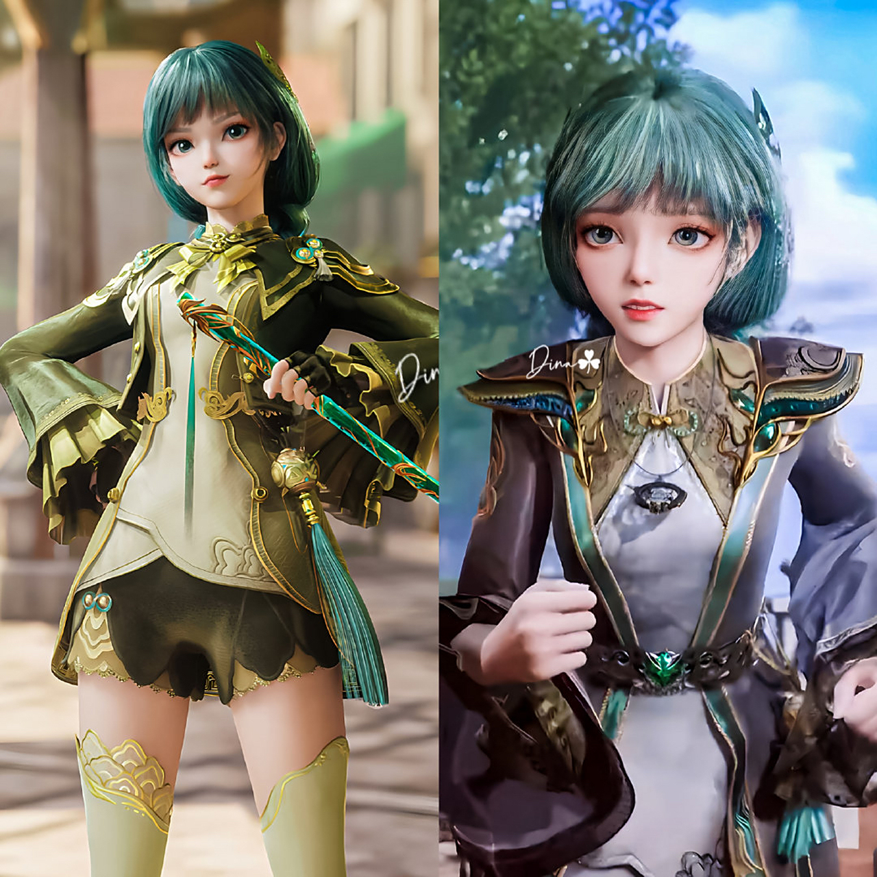 尤其是江楠楠,这是按照荣荣的建模修改的吧#斗罗大陆2绝世唐门