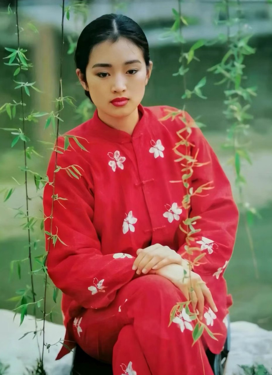 红衣巩俐好漂亮