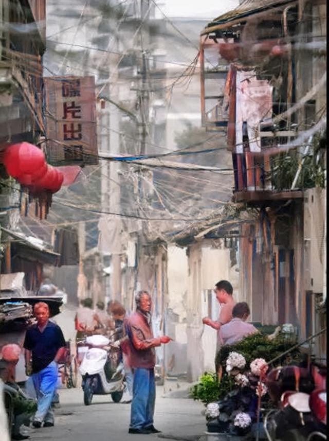 80年代浙江长兴一组老照片让我们重温江南小镇的旧日光景