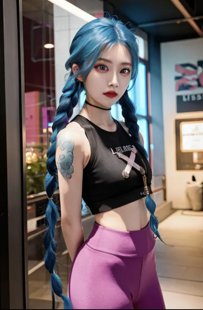 金克丝ai真人写真