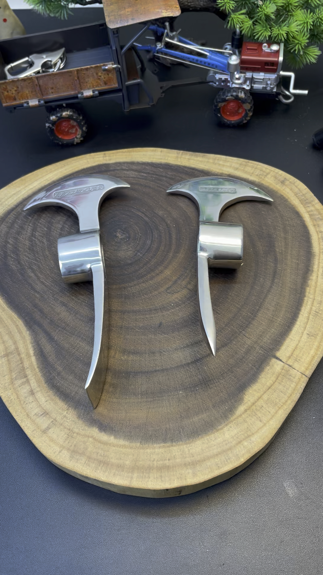 不锈钢小洋镐 户外 挖树根羊镐锄头小镐头便携冰镐十字镐镐斧登山