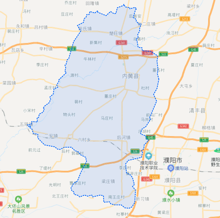 安阳市地图辖区县图片