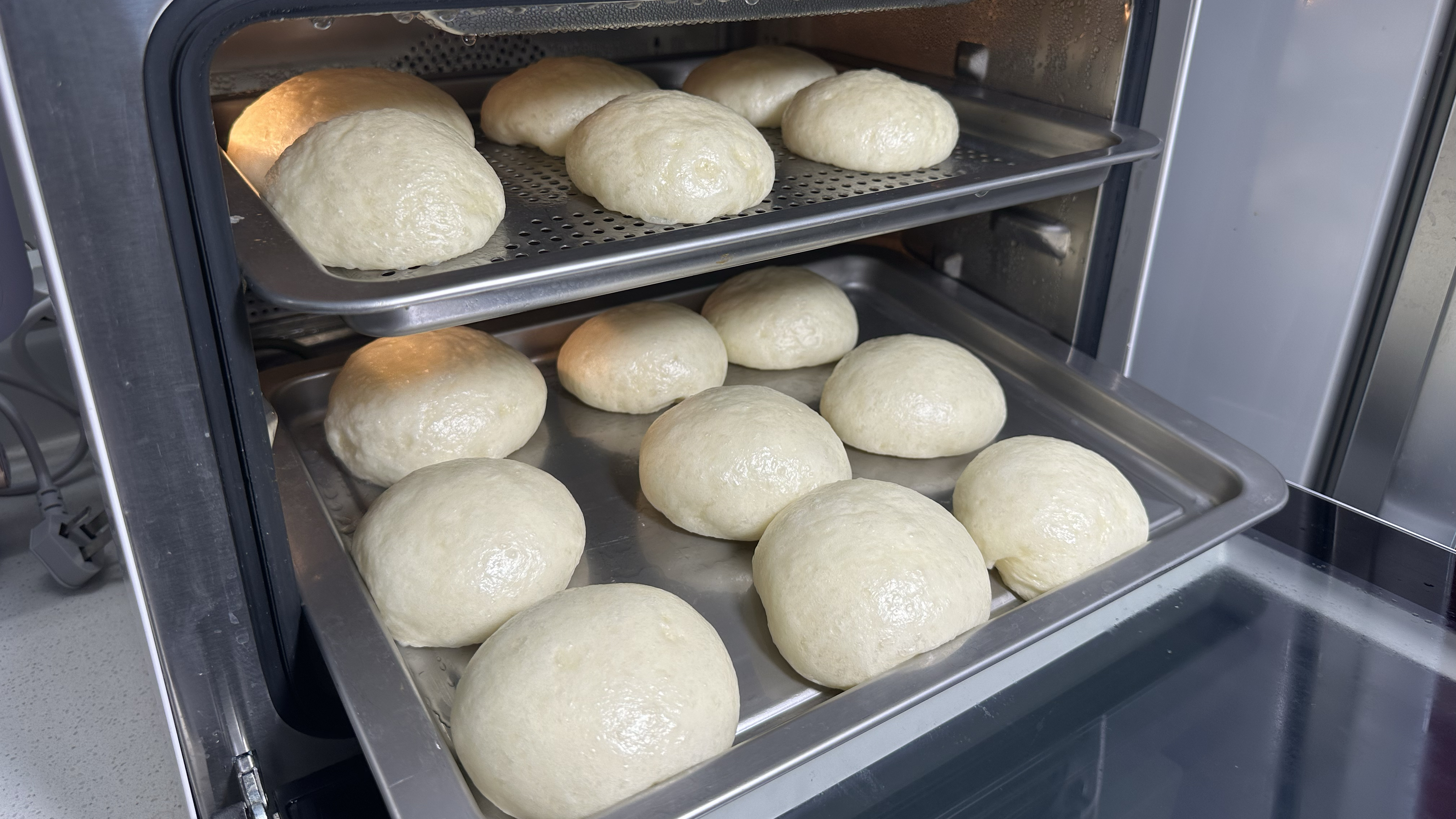 1000多的蒸烤箱和厨师机也是绝配,蒸馒头一锅出真是太方便了