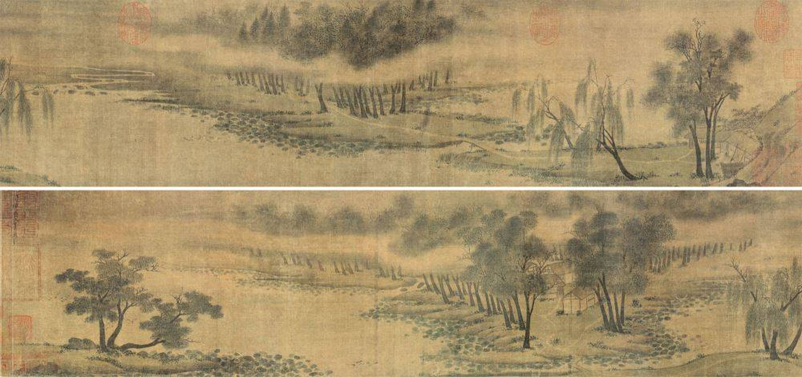 3厘米,北宋赵令穰作,波士顿美术博物馆藏.#传统文化# #国画