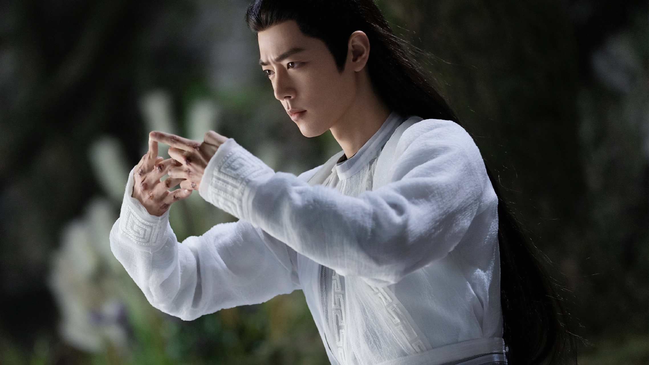 肖战时影施法剧照# 肖战真的好绝啊!把时影演的好好啊 !