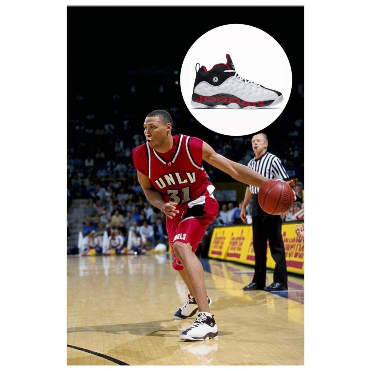 大学时期的肖恩马里昂 球鞋-jumpman team ii  #怀旧篮球鞋