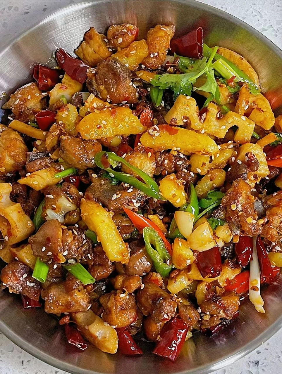 干锅鸡  73食材:  鸡肉,土豆,莲藕  996993做法:9595  1