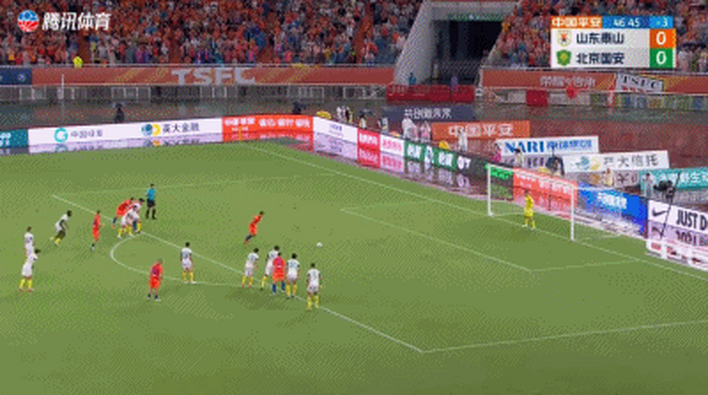 体育# #中超# #我要上热门#  韩佳琪太尴尬啦!