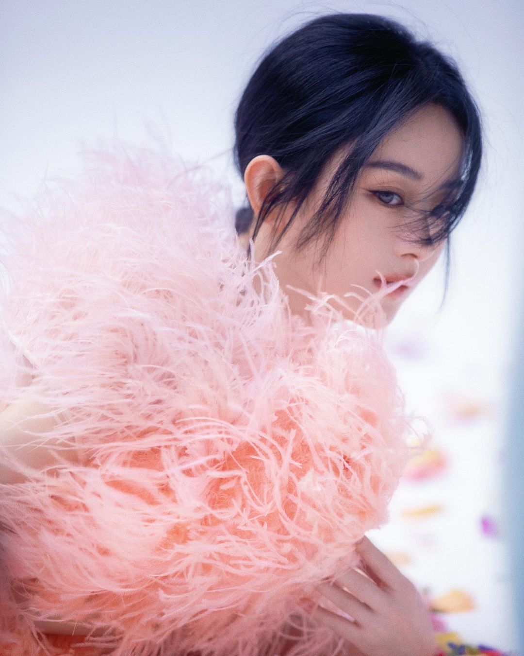 时尚芭莎赵丽颖繁花绰影写意大片