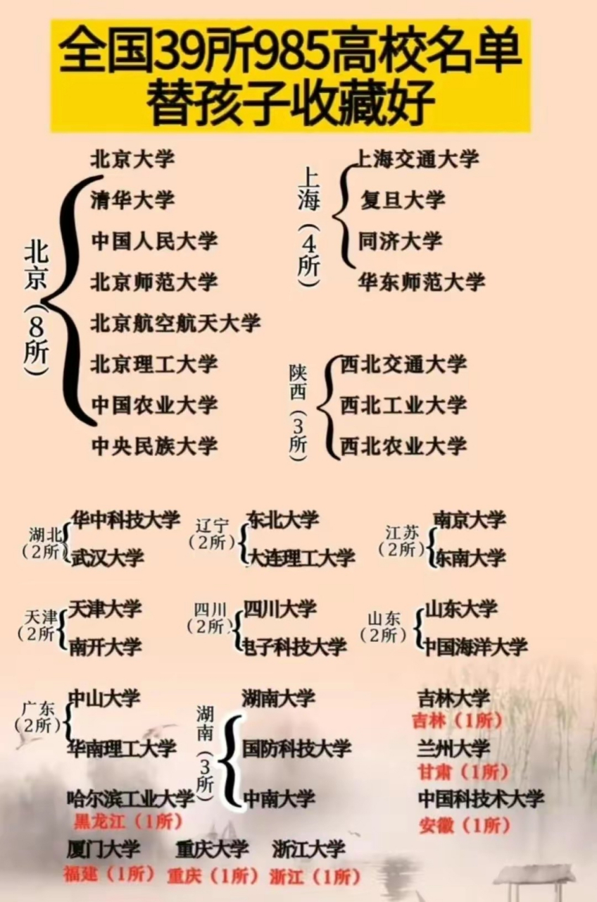 211985大学名单图片