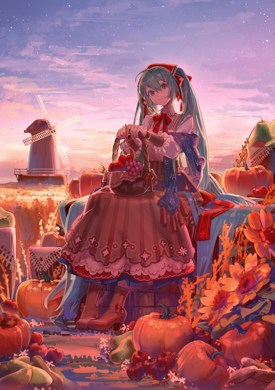 二次元# 唯美初音 画师:shuno