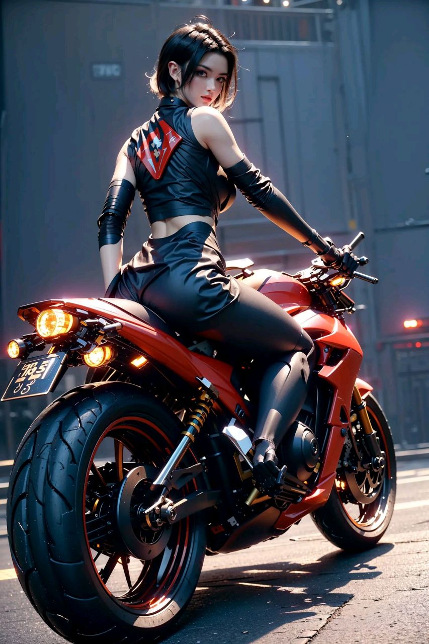 的美杜莎女王也喜欢骑摩托,上演速度与激情#斗破苍穹# #动漫