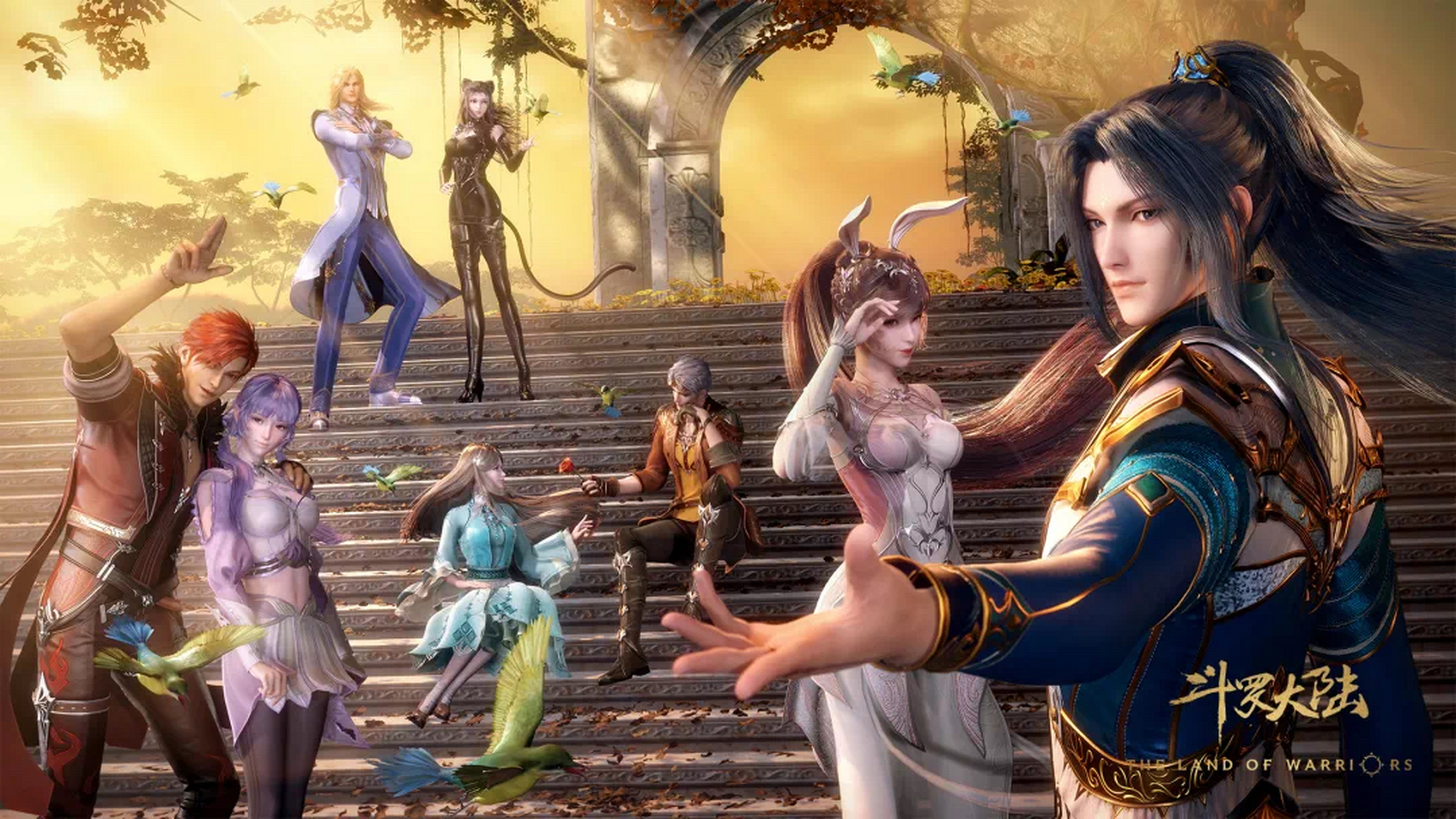 斗罗大陆# #动漫壁纸# 斗罗大陆五周年纪念壁纸横版