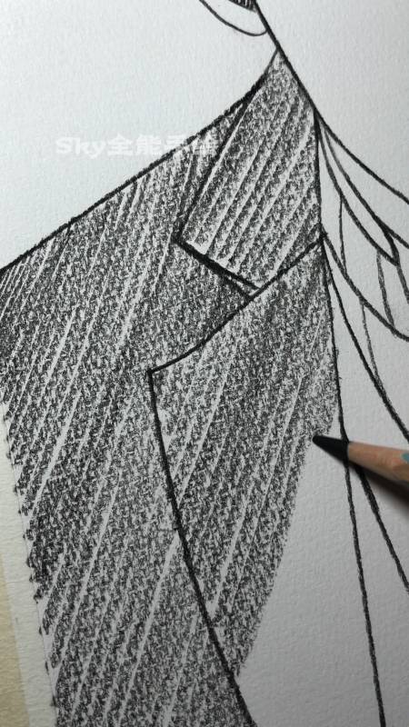 徒手绘画间谍过家家人物角色劳埃德福杰过程-度小视