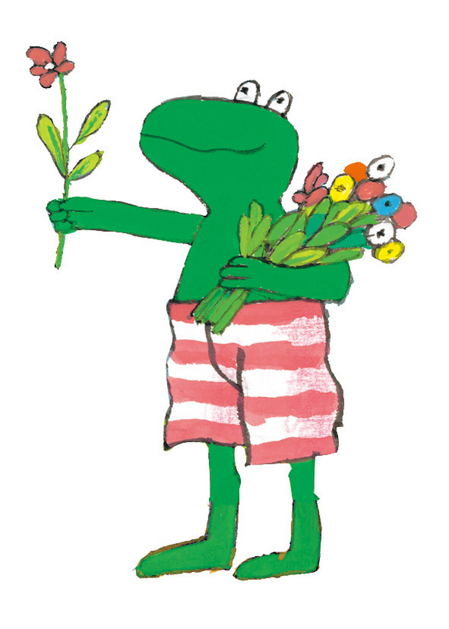 的妈妈们应该都听说过这只绿油油,穿着粉色条纹短裤的"青蛙弗洛格"