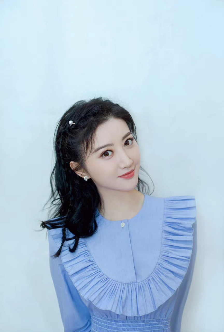 景甜笑起来好甜