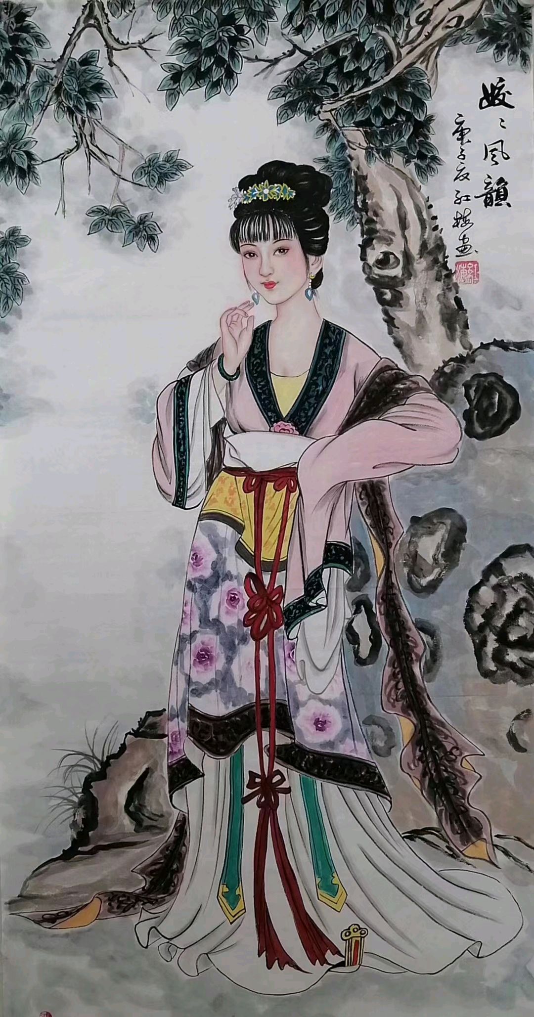 哪位画家擅长画仕女图图片