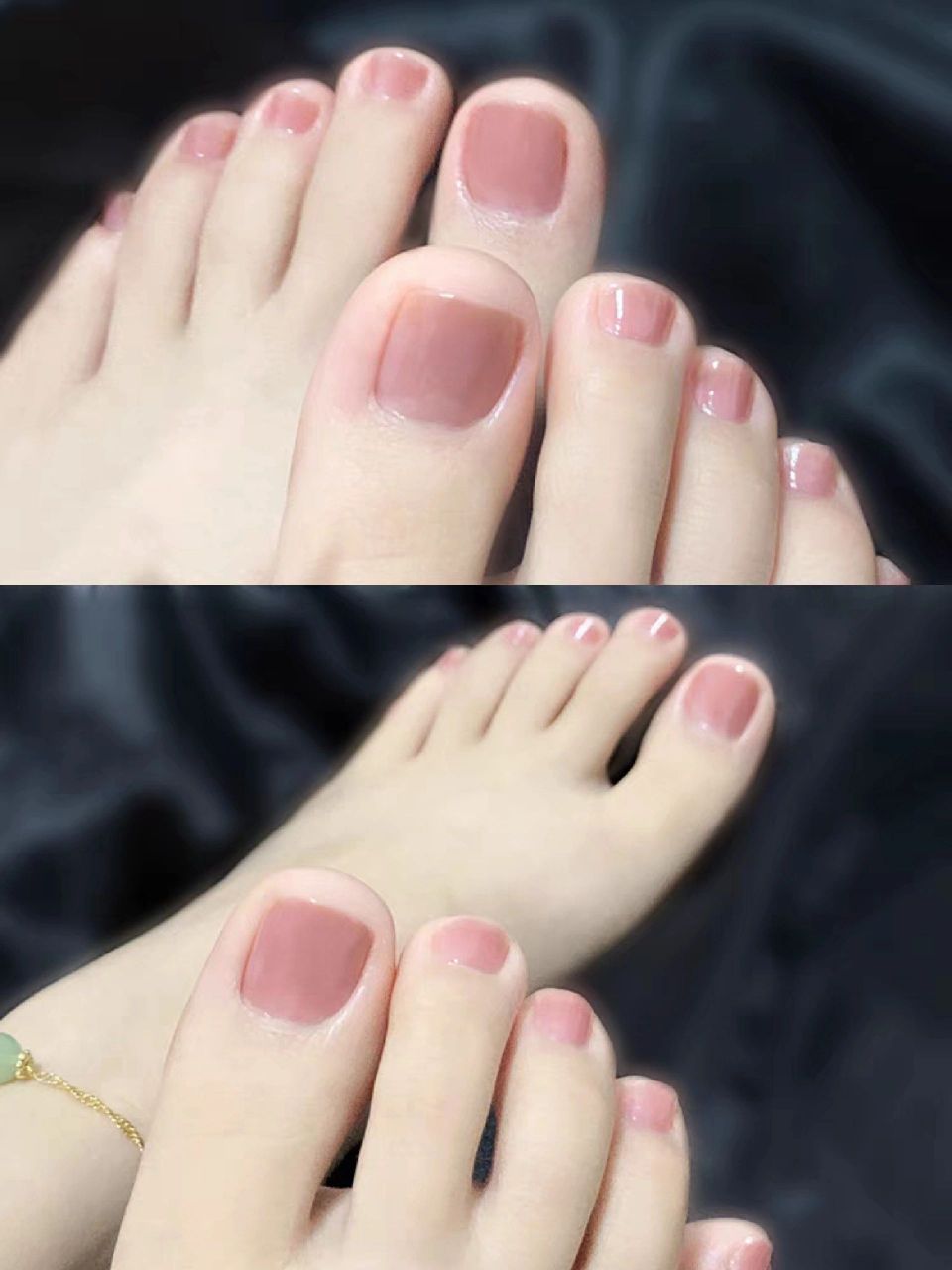 mr夏季裸粉色脚指甲油女脚趾甲免烤持久不掉 #美脚