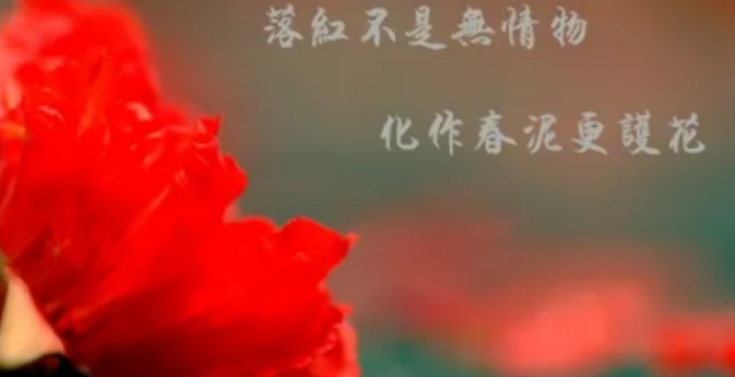 落红不是无情物化作春泥更护花修辞