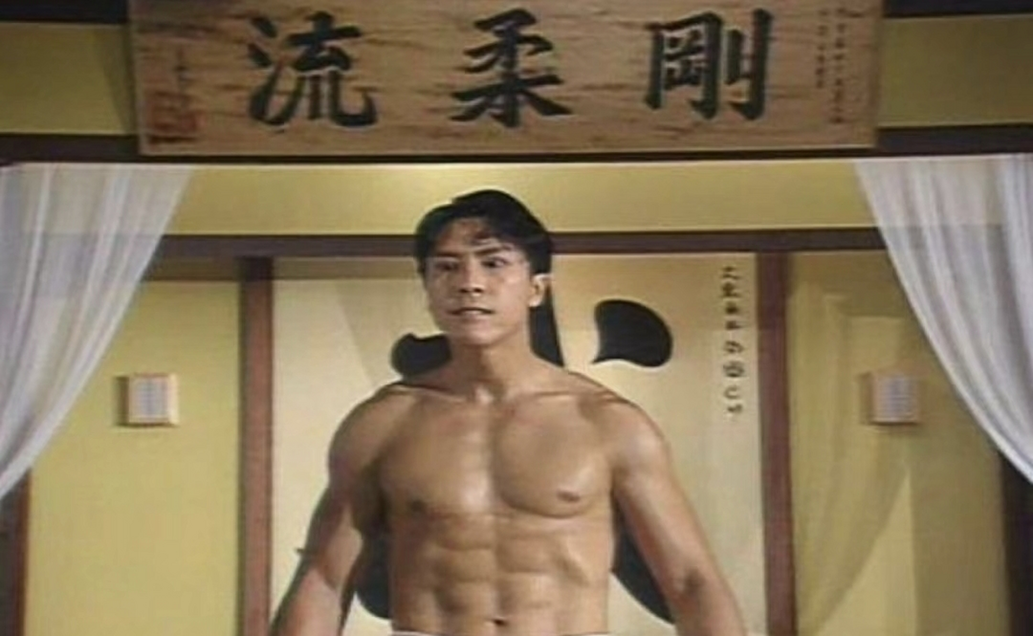 "精武门陈真"时期,算是甄子丹肌肉的巅峰时期