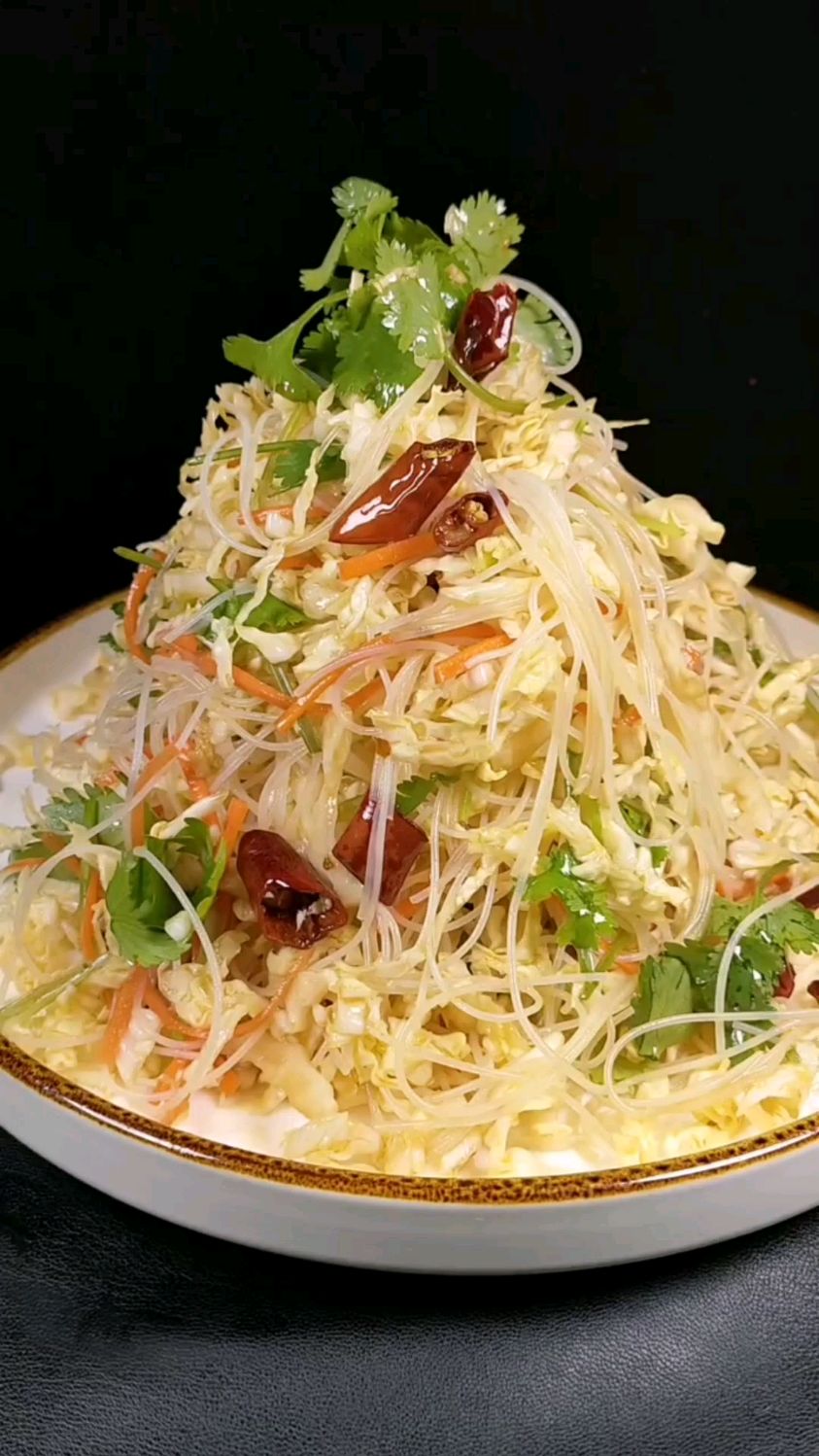 白菜拌粉丝的做法