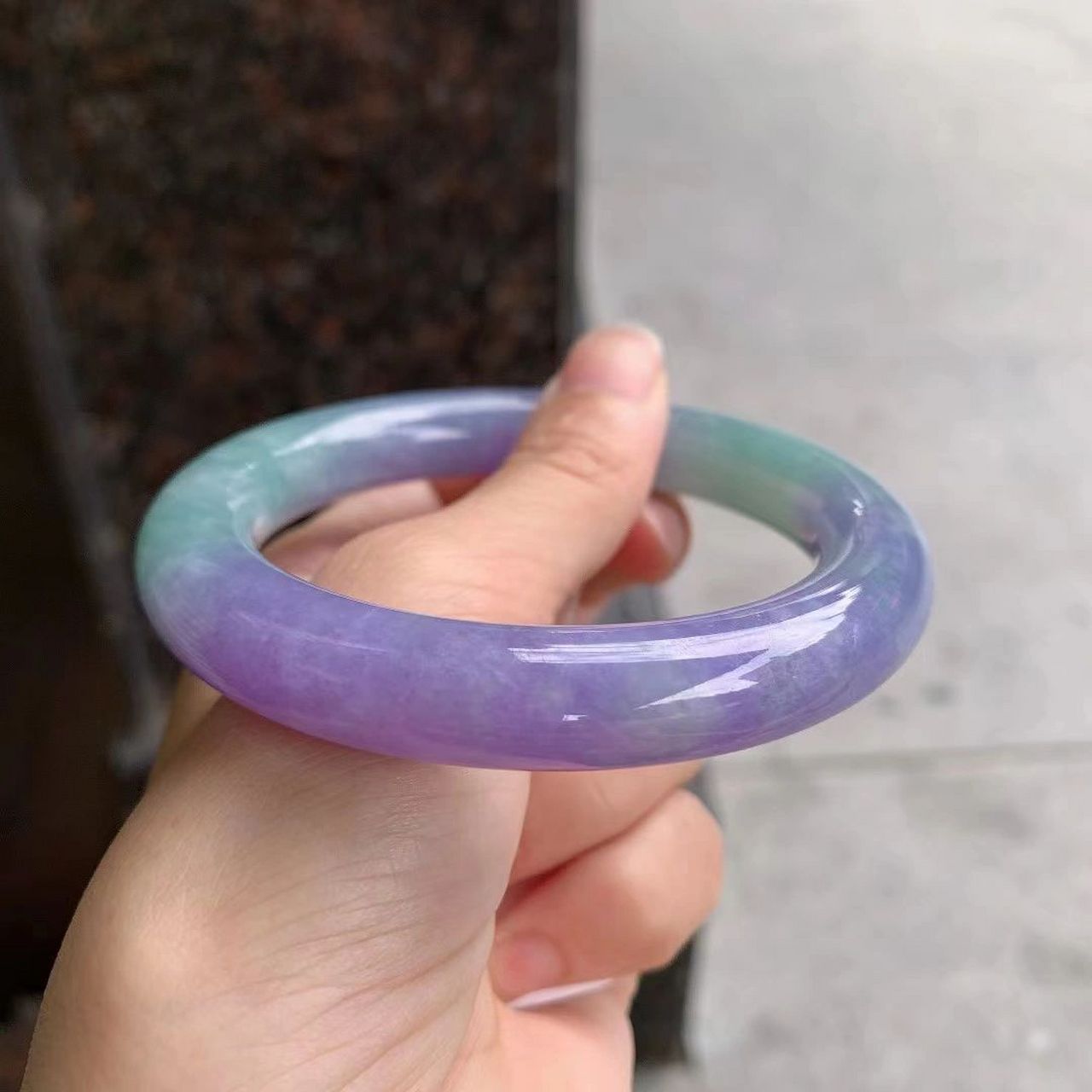 翡翠[话题]# #翡翠手镯[话题]