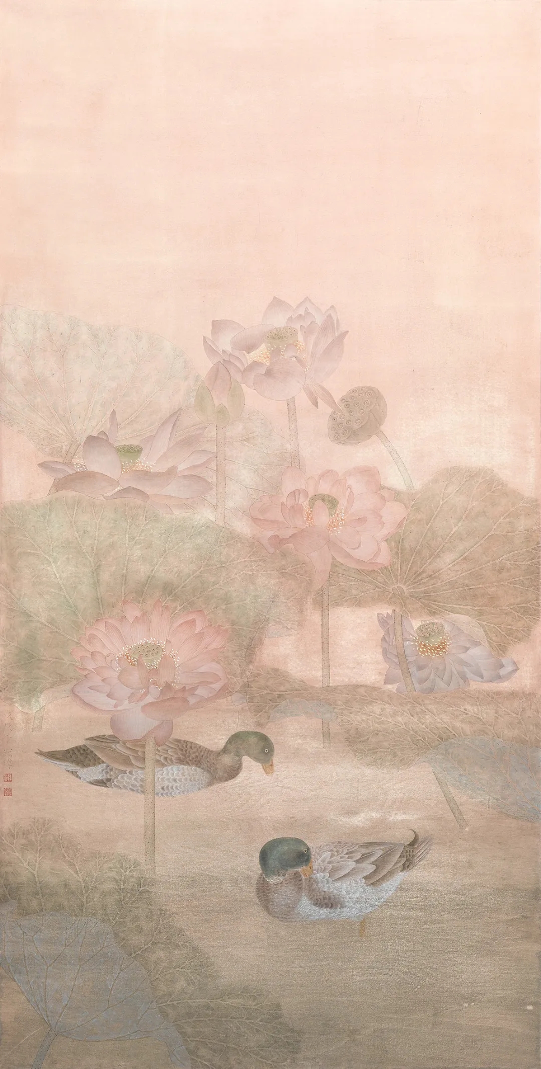 国画|江宏伟:我画小画,画荷花,就算失败也占不了太多的时间