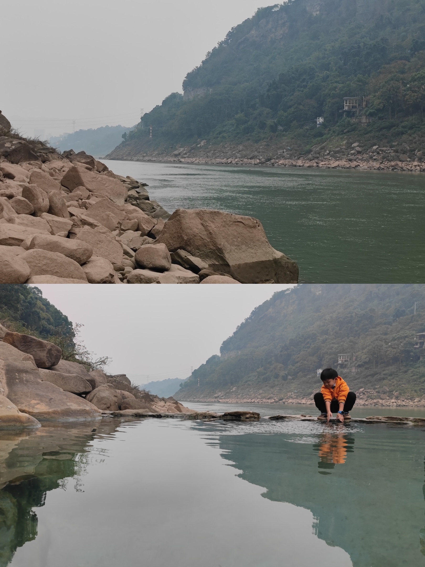 这条步道沿着嘉陵江修建风景秀丽不仅有好看的江景森林植被也很