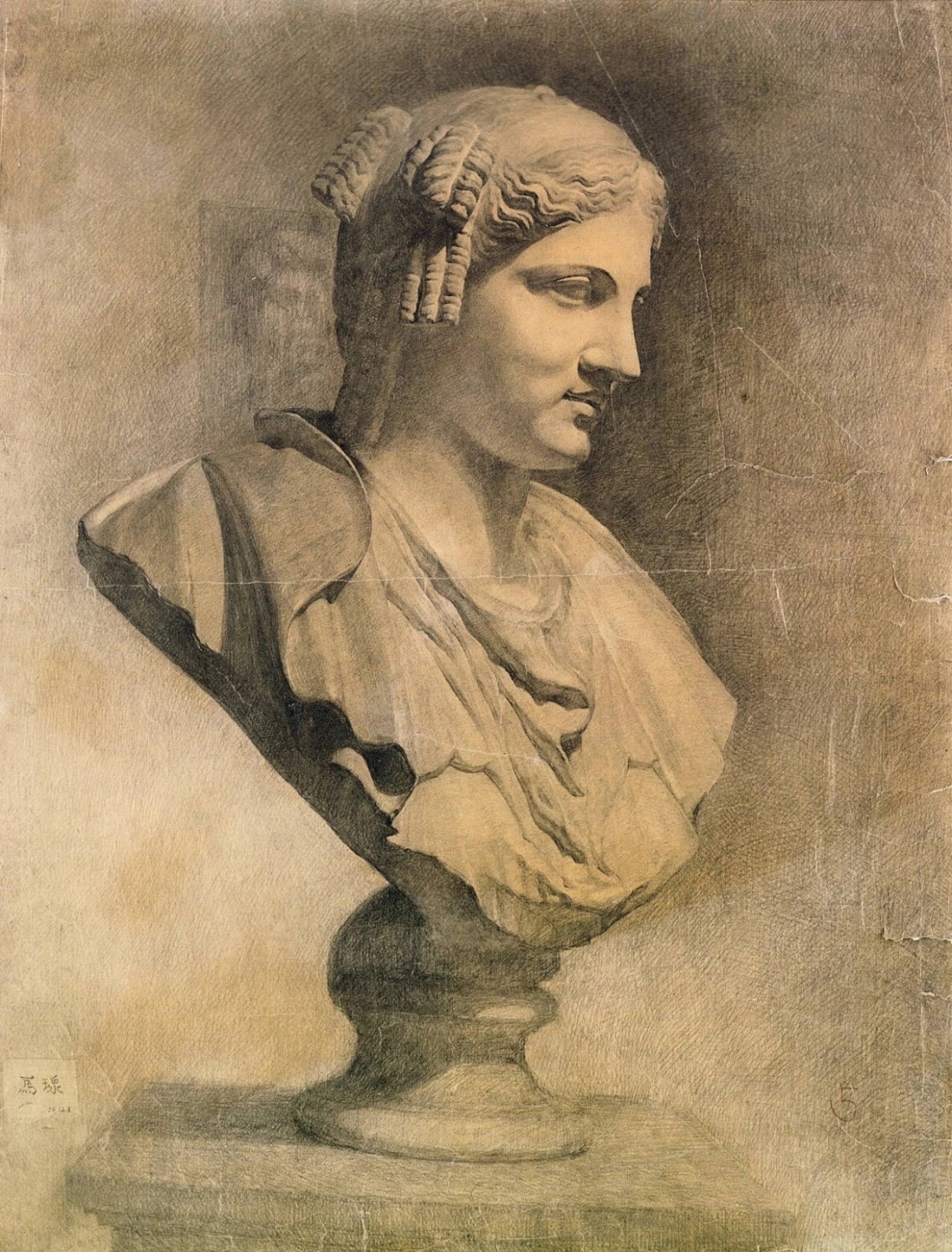 素描石膏像不能使用图片