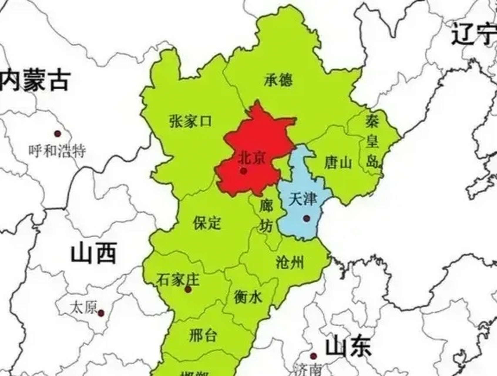 北京河北地图 交界处图片