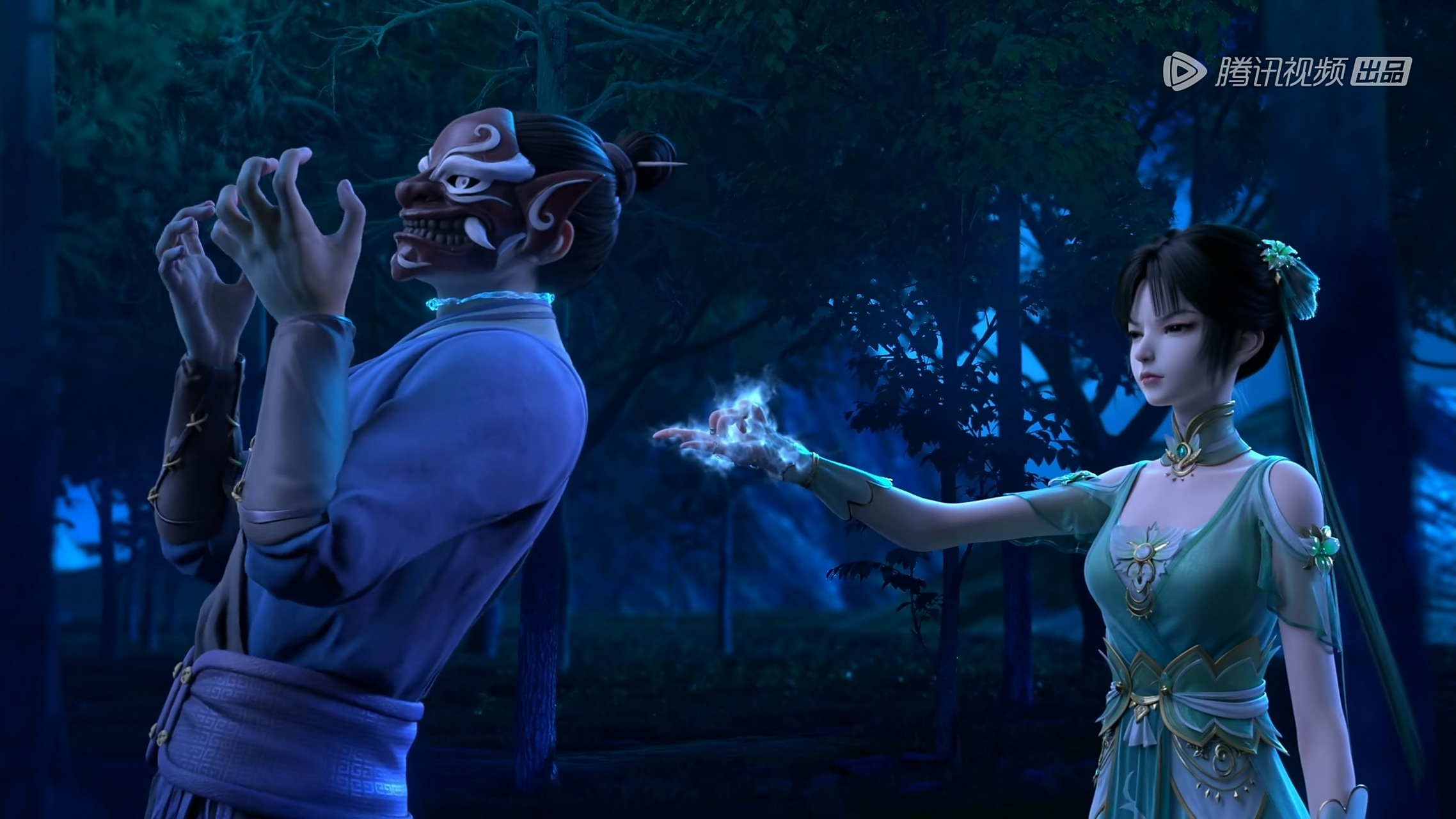 其实今天诛仙这集碧瑶伤心花的特效得到了不错的展现,看起来不错