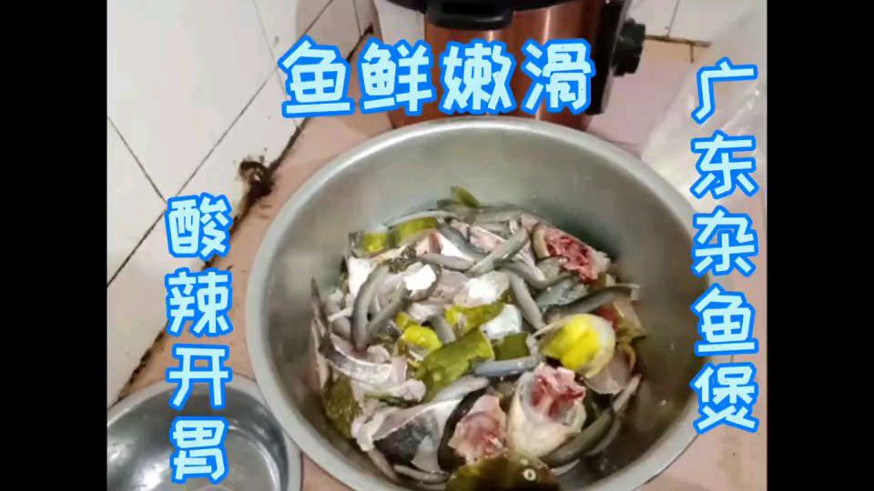 广东杂鱼煲都有什么鱼?酸辣开胃鱼鲜嫩滑,一碗接一碗吃过瘾