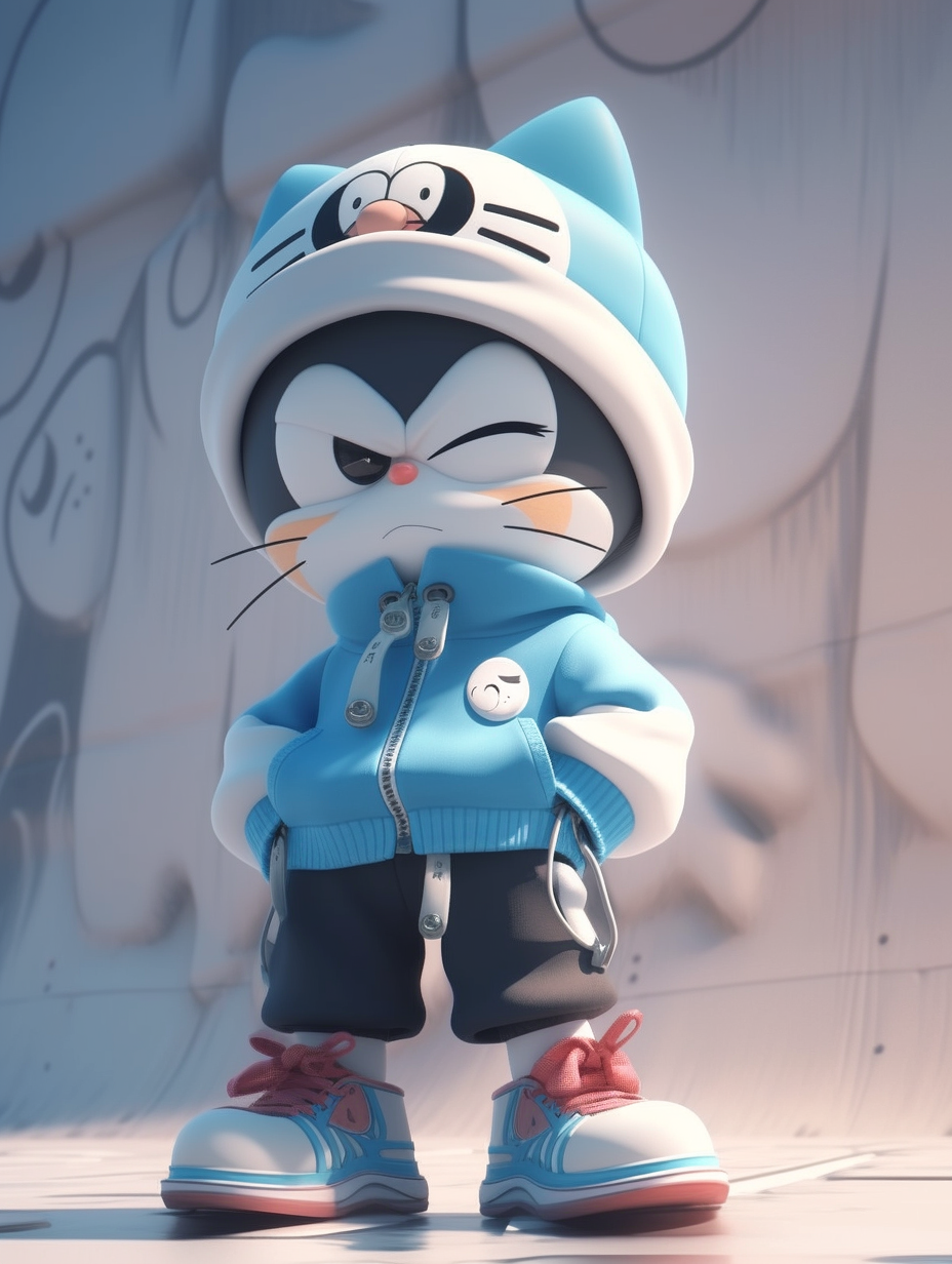 机器猫酷酷头像壁纸背景图表情包