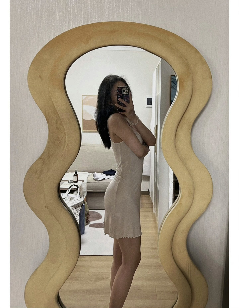 镜子08和我身材一样#时尚穿搭# #丝袜# #大长腿美女