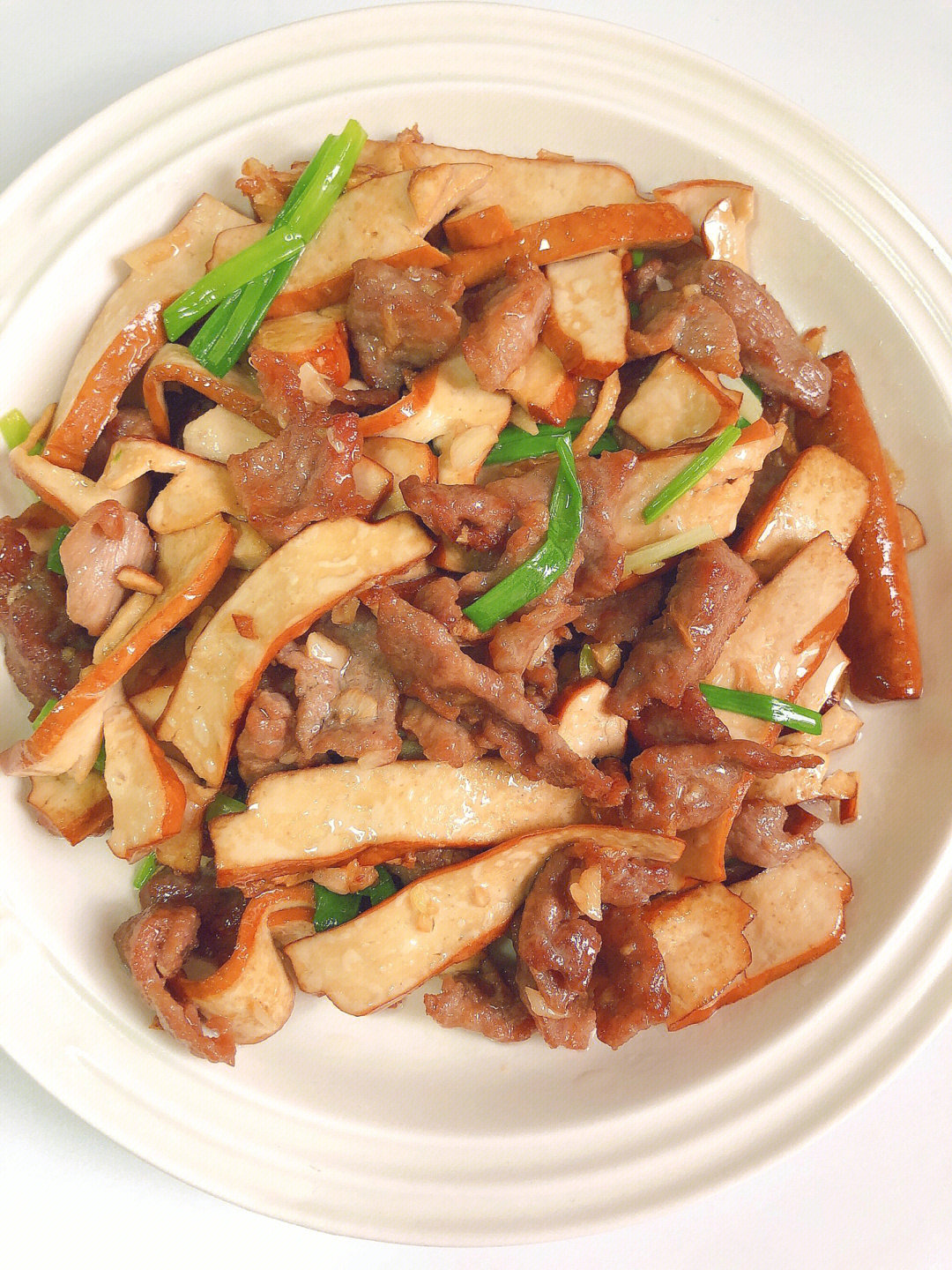 豆干炒嫩肉片 食材豆干 猪梅肉