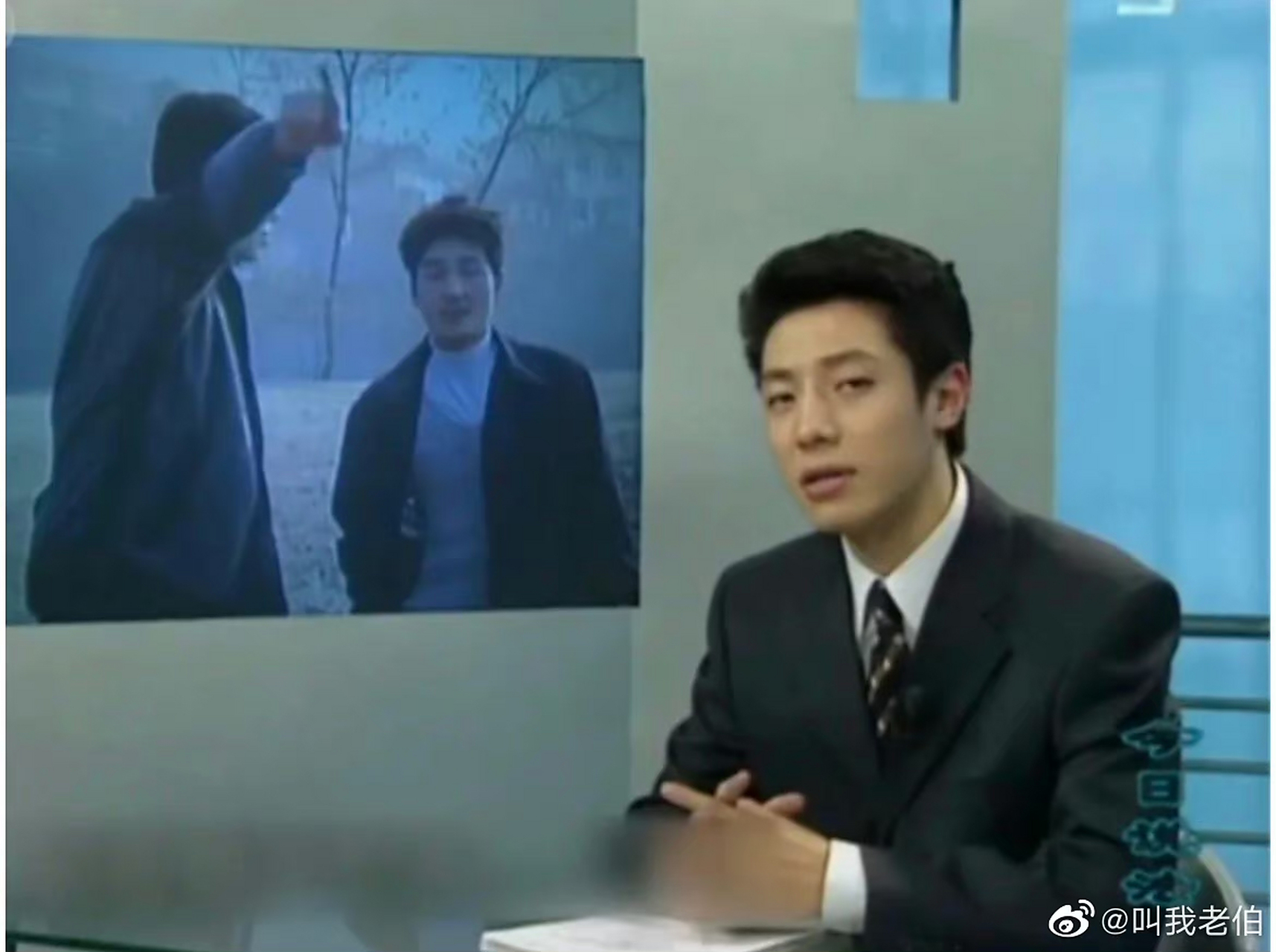 一直知道撒贝宁年轻的时候有点帅,但是没想到这么帅