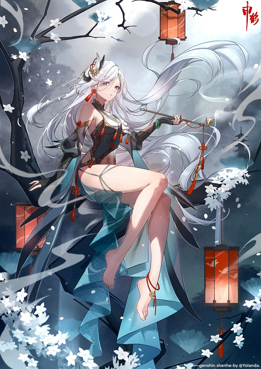 原神同人动漫# #二次元美图# 小姨子又变漂亮了哈[三哈]