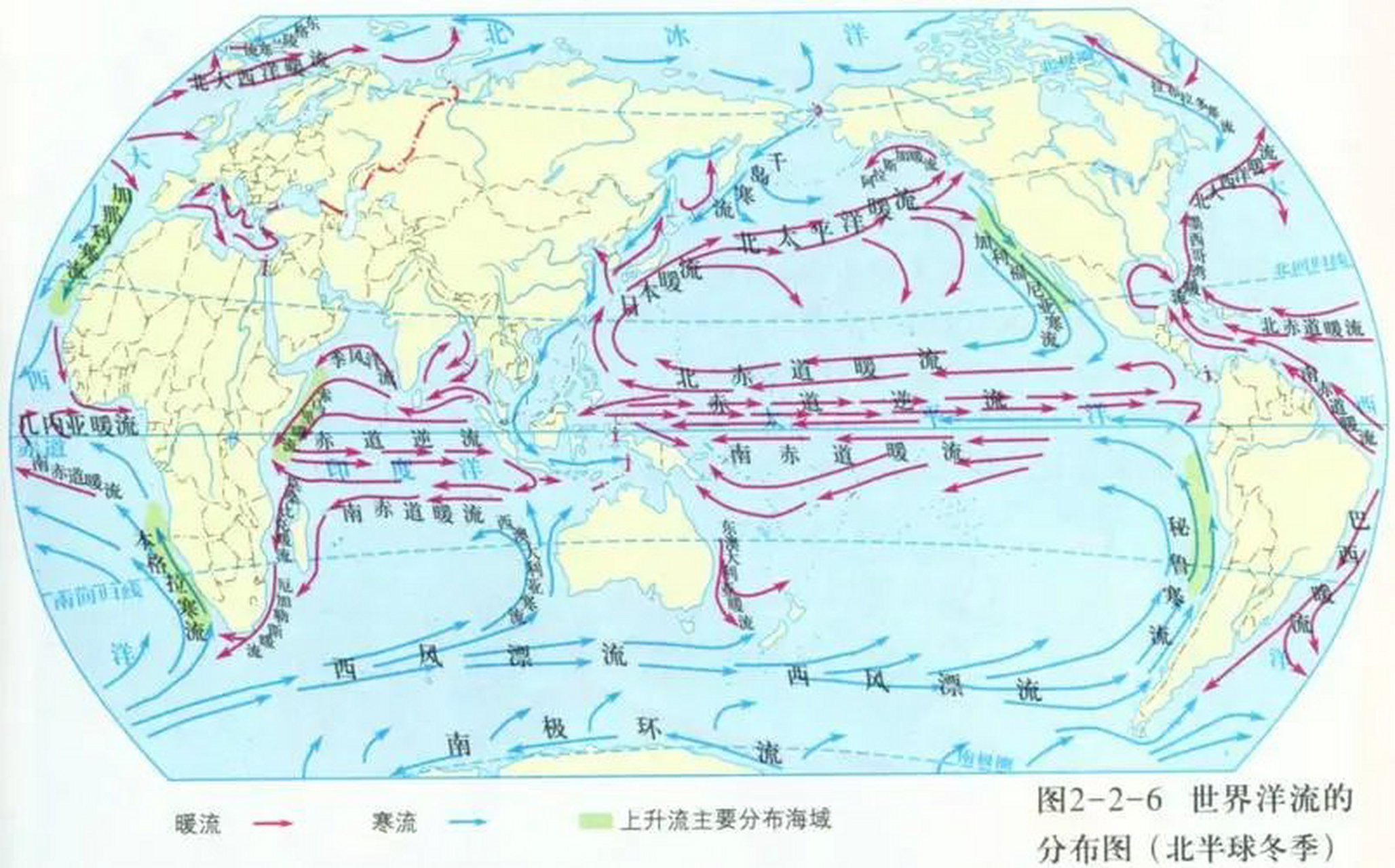 大家不用急——看看世界洋流分布图,日本核废水污染不会到这么快到