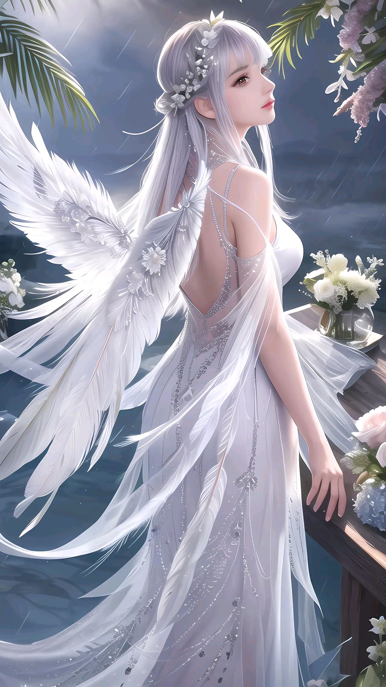 头像壁纸‖挥着翅膀的女孩