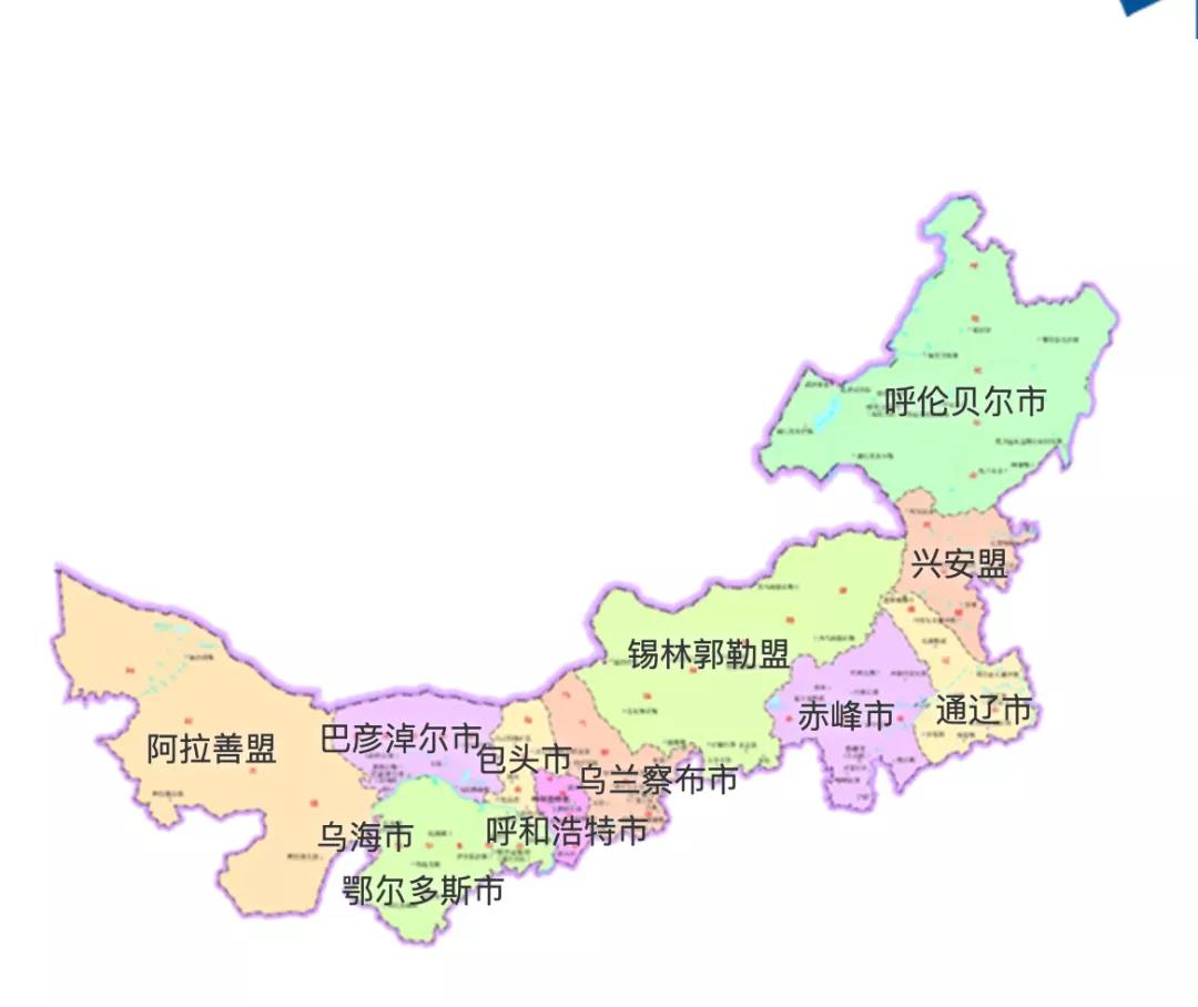 一季度内蒙古各市盟gdp:呼市第3,乌兰察布第7,乌海领先兴安盟