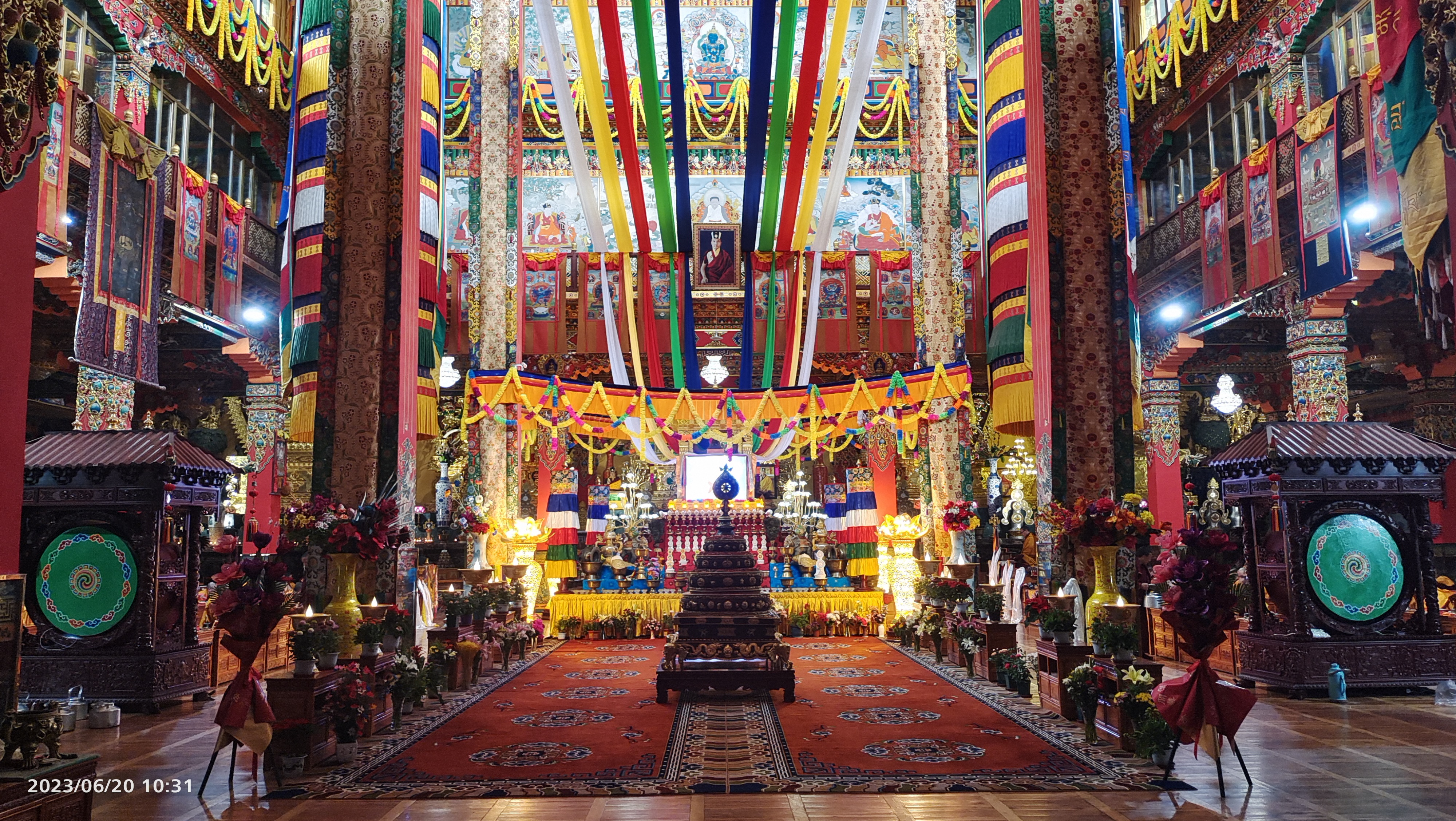 全国唯一的文成公主庙  相传系唐代藏民为纪念文成公主而建.